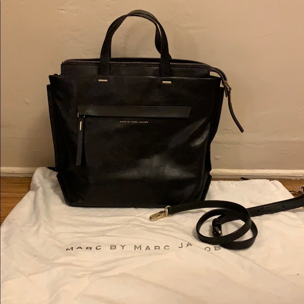 Marc by Marc Jacobs Black leather tote